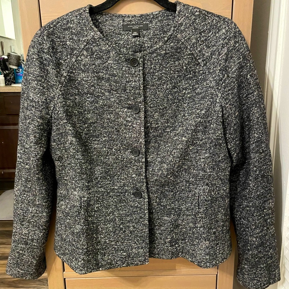 NWOT. Anne Taylor PETITE wool blend jacket size 12P